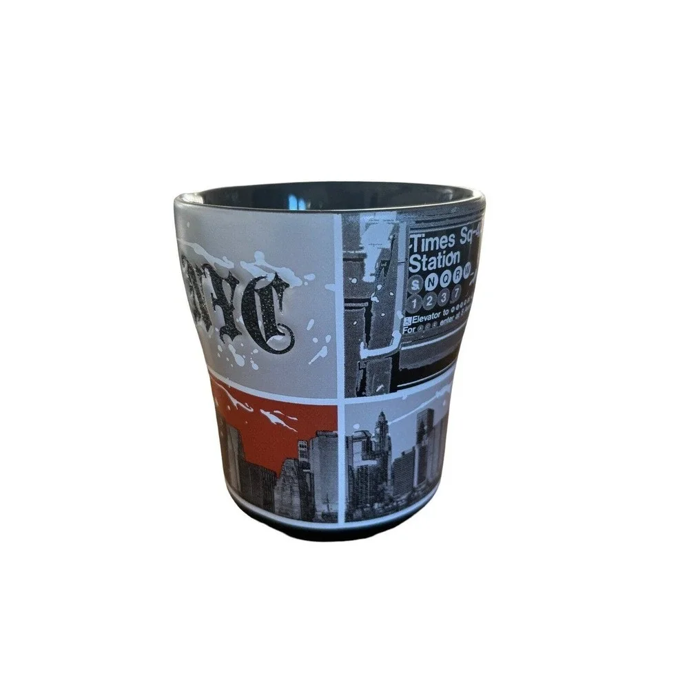Statue Of Liberty Museum Store 2009 Mug Coffee Black, Copper, Teal VGC